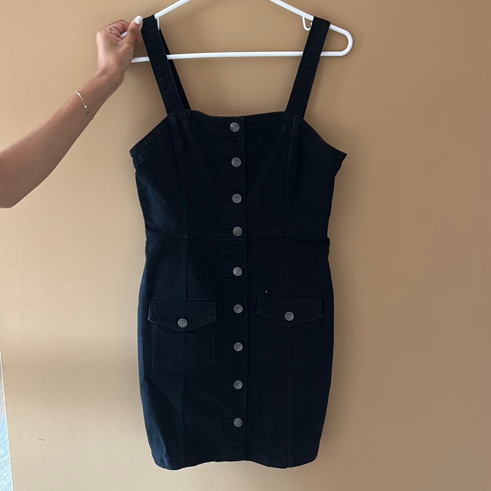 H&M black Jean dress